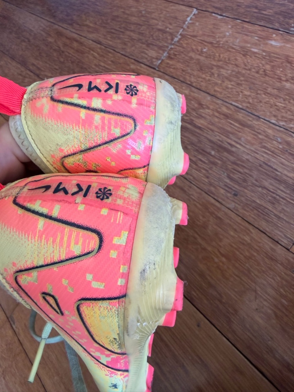 Nike Yellow Soccer Cleats with Black Swoosh and Accents - Picture 8 of 11